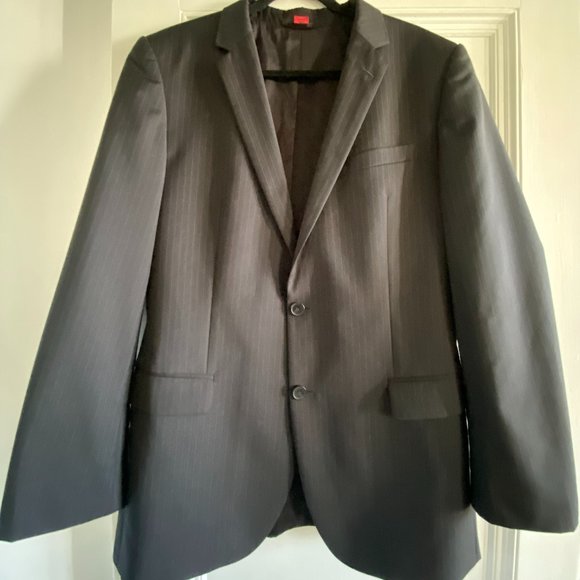 Hugo Boss Mens Suit Jacket Pinstripe 44R - Picture 1 of 7